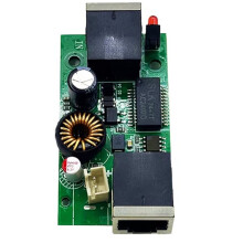 Nuovo Splitter PoE Attivo Isolato da 48 V A 5 V IEEE802.3af/At Uscita CC 5 V 27 W 2.5G/10/100/1000M B