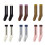 Childrens Elastic Athletic Knee Socks Breathable-light gray M 2