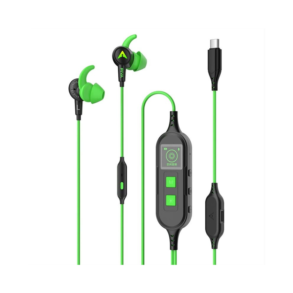Photos - Headphones PIVA S6Pro 13mm Virtual 7.1 Gaming Earphones Type-C 27W PD Fast Charge Built-in Sound Card App for Independent Tuning