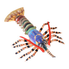 (onesize, Multicolor) Simulated Australian Lobster Plush Soft Body Lobster Crab Stuffed Toy, 23.6‘’ Multi Colours, One Size