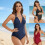 Pregnancy Swimwear Color Full Coverage Stretchable-Black M 4