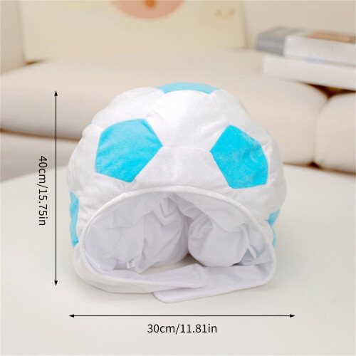 Soccer Shape Headgear Cap Light Weight Breathable Cotton 2