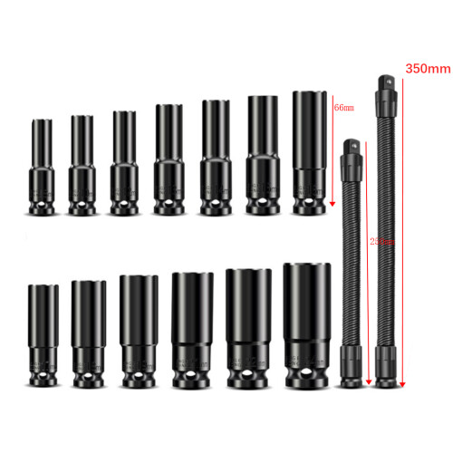 Universal Joint Socket Adapter With 360 Degree Rotation Flexible 1