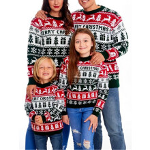 (redmerrychristmas, 11-12 Years) Matching Family Reindeer Snowflake Christmas Sweaters Ugly Funny Xmas Holiday Pullover Jumper Tops