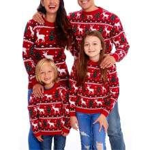 (b, 11-12 Years) Matching Family Reindeer Snowflake Christmas Sweaters Ugly Funny Xmas Holiday Pullover Jumper Tops