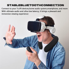Caixas de Som Sem Fio para Pescoço com Som Surround 3D e Design Ergonômico, 24 Horas de Reprodução, Estilo Moderno para Academia/Viagens, Casa e