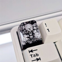 Nieuwe Hars Keycaps met Donkere Schedel, DIY Gaming Toetsenbord, 3D Handgemaakte Keycaps voor Mechanisch Toetsenbord, Accessoires, Cadeau