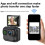 Ultra HD Action Camera with Flip Screen Recording VLOG-Ready Image Stabilization Wide-Angle Lens Cycling Camera White 2