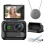Ultra HD Action Camera with Flip Screen Recording VLOG-Ready Image Stabilization Wide-Angle Lens Cycling Camera White 3