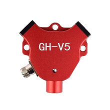 GH-V5 Antena Balun Dipolo Impermeable de Banda Ancha Portátil en Forma de V de 7-54 MHz Antena Balun Dipolo Impermeable de Onda Corta Roja