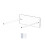 Single Pack Wall-Mounted Clear Acrylic Cowboy Hat Storage Rack Sun Hat Display Stand(Transparent) 2