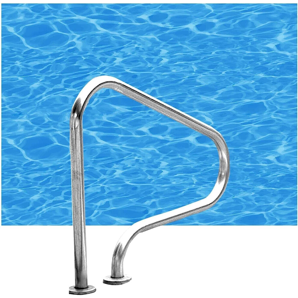 316 Stainless Steel Pool Handrail, CorrosionâResistant Silver Grab Rail For Outdoor Swimming Pools 9073542933694