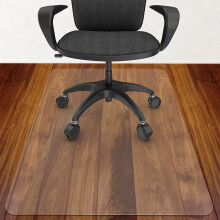 Clear Office Chair Mat for Hardwood Floor 36x48 Inch – Non Slip Transparent PVC Floor Protector, Easy Clean