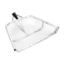 Ergonomic Stainless Steel Garden Sieve Shovel for Effortless Soil Sifting and Gardening Use