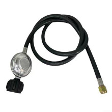 4FT Propane Hose with Regulator, Low Pressure Safe Gas Regulation, Fits Type 5/8 Cylinder DN4 Oven