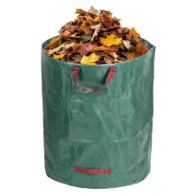 Garden Waste Bag Heavy Duty TearResistant Reusable Lawn Leaf Bag with Triple Handles 60L 45x38cm