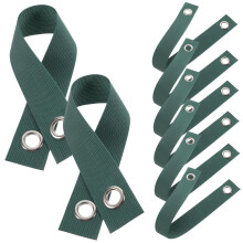 8Pcs Tree Staking Straps with Grommets, Adjustable Nylon Tree Support Straps for Newly Planted Saplings