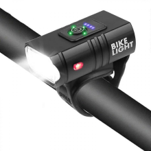 LED Fahrradlicht Set,2022 Neues 100 Lux Fahrradlicht Vorne,4 Licht-Modi USB Aufladbar Fahrradlampe,Fahrradlampe mit Auto Modi, IPX6 Reg