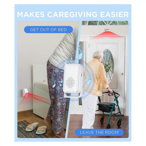 Bed Alarms for Elderly, Wireless Motion Sensor, Fall Detection 2
