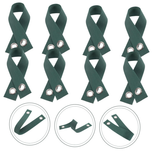 8Pcs Tree Staking Straps with Grommets, Adjustable Nylon Tree Support Straps for Newly Planted Saplings 2