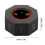 Octagon Desk Timer Cube 1-90min G Sensor 5.8x5.8x2.8cm Black 2