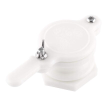 Plastic Honey Gate Valve for Beekeeping, Leak Honey Extractor Tap with FoodGrade Safe Design, Orange