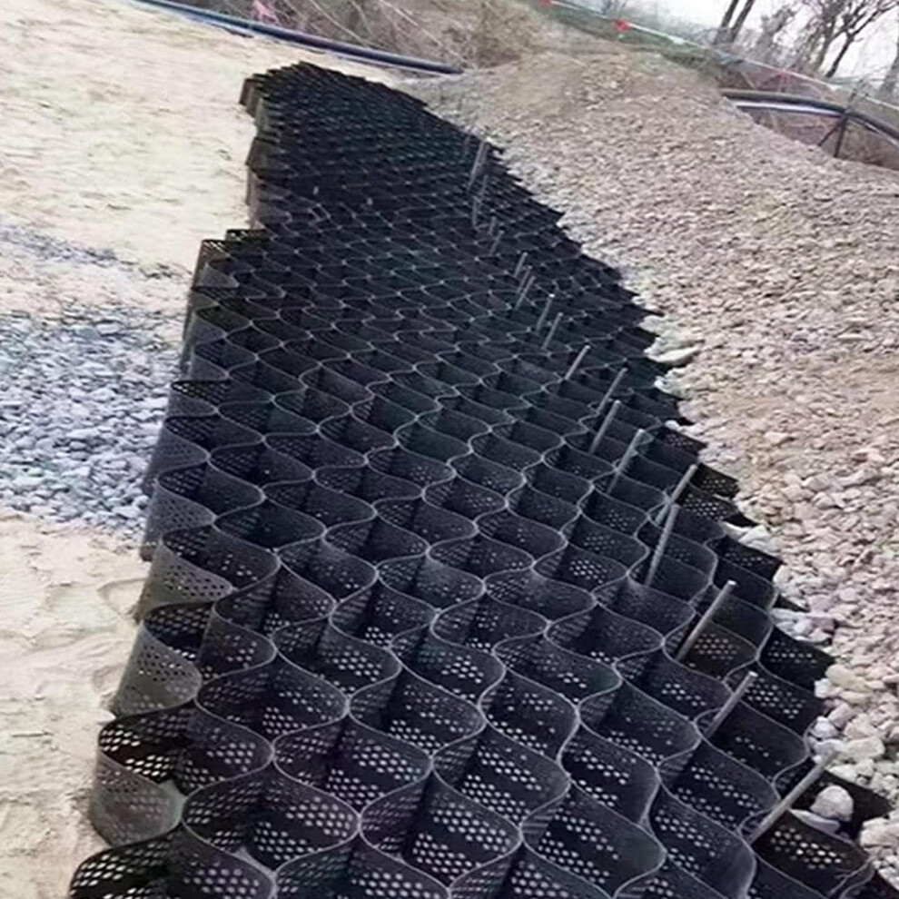Gravel Grid Driveway Stabilizer 1X7m Hdpe Ground Reinforcement Grid, HeavyâLoad ErosionâResistant Geocell For Parking And Landscaping 9351714414234