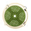 Plastic Rolling Low Stool - High Capacity Green 14