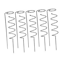 Tomato Plant Support Stakes 15.75 Inch Iron Garden Trellis Stakes Spiral and Straight Options for Stable Growth