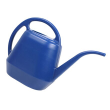 Large Capacity Dark Blue Watering Can with Long Spout for Indoor Plants, Succulents and Flowers