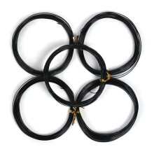 Bonsai Training Wire Set 5 Rolls Black 10 Meter Easy Bend Flexible Aluminum Craft Wire for DIY and Bonsai Shaping