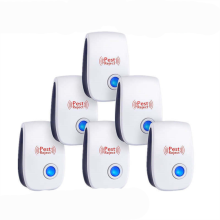 Ultrasonic Insect Rodent Repeller 6 Pack, Indoor Electronic Insect Repeller, Ifor Mosquitoes/Cockroaches/Mice/Spiders/Flies SZRH A-X