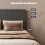 Levede Double Bed Frame with Adjustable Headboard Velvet Upholstered Dark Grey 2
