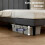 Levede Double Bed Frame with Adjustable Headboard Velvet Upholstered Dark Grey 5