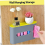 Wall mount pet waste holder for yard and garden storage 4