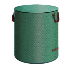 Garden Waste Bag 272L Large Capacity Reusable Leaf Bag with Lid Durable Woven Fabric and Handles