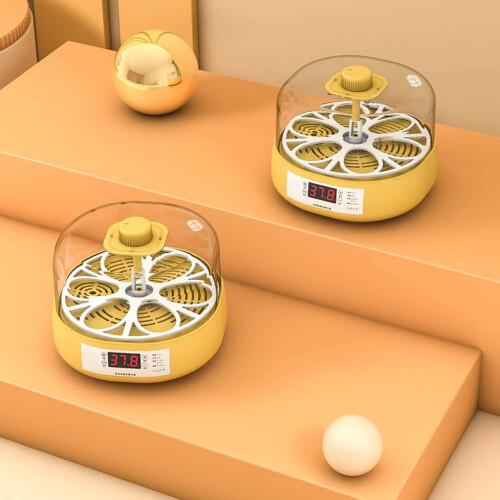 Automatic Egg Incubator 6 Eggs with Easy Temperature Control, Compact Design for Hatching Chicken Quail Duck Eggs 1
