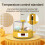 Automatic Egg Incubator 6 Eggs with Easy Temperature Control, Compact Design for Hatching Chicken Quail Duck Eggs 5