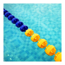 18m Floating Pool Lane Divider Steel Finish Swimming Pool Safety Rope 59ft Easy Installation