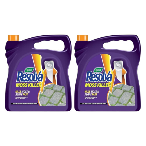 Resolva Westland Resolva Moss & Algae Killer 3L Pack of 2