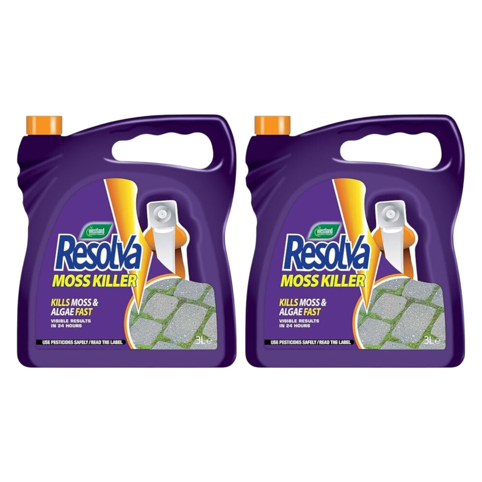 Resolva Westland Moss & Algae Killer 3L Pack Of 2