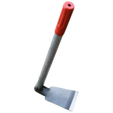 Heavy Duty Garden Hoe with Wide Sharp Iron Blade and Ergonomic Grip for Weeding and Soil Cultivation