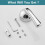 Single Metal Lever RP74148 Shower Handle Replacement With 4