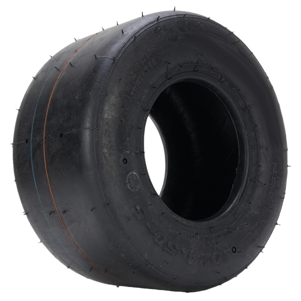 10X4.505 Tubeless Slick Tire For Go Kart, Puncture Proof 4 Ply Long Lasting Rubber Tire For Lawn Mower 9073542935322