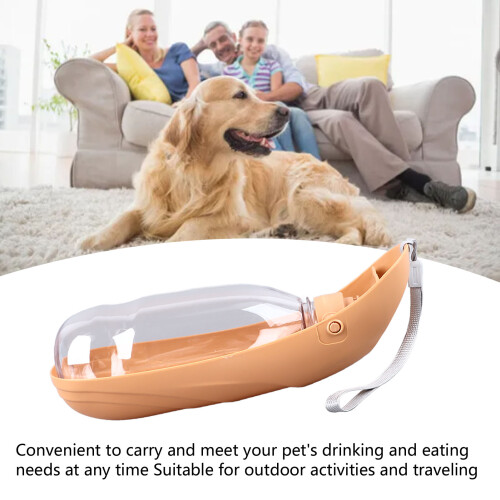 Dog Water Bottle 300ml Large Portable PP/PE/ABS 2