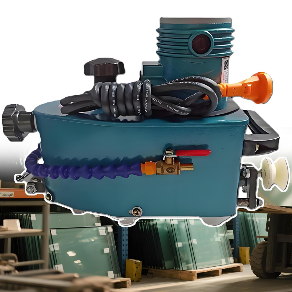 Speed Glass Edge Polishing Machine 800W Portable Glass Edger 8000 Rpm For 8Mm Glass 9330225260066