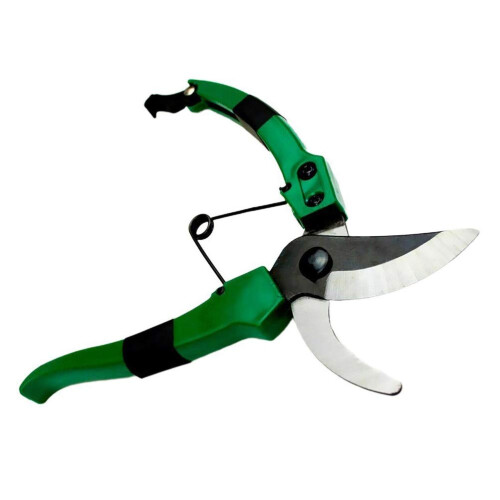 Professional Garden Pruning Shears with Sharp Anticorrosion Blade and Safety Lock for Precise Cutting