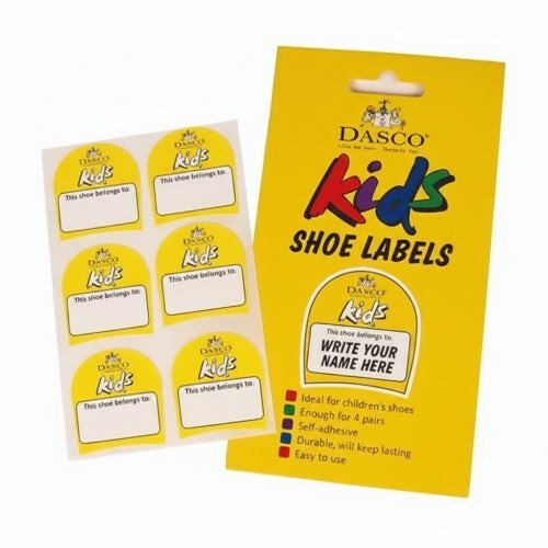 Dasco Kids Shoe Labels – Self Adhesive Name Labels 1