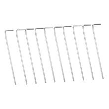 32Pcs Heavy Duty Galvanized Iron Tent Stakes Rustproof Wind Resistant Camping Pegs for Garden Tarps