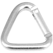 Heavy Duty Auto Locking Carabiner Clip, Anti Rust Triangle Key Holder for Hiking Backpacks and Dog Leash